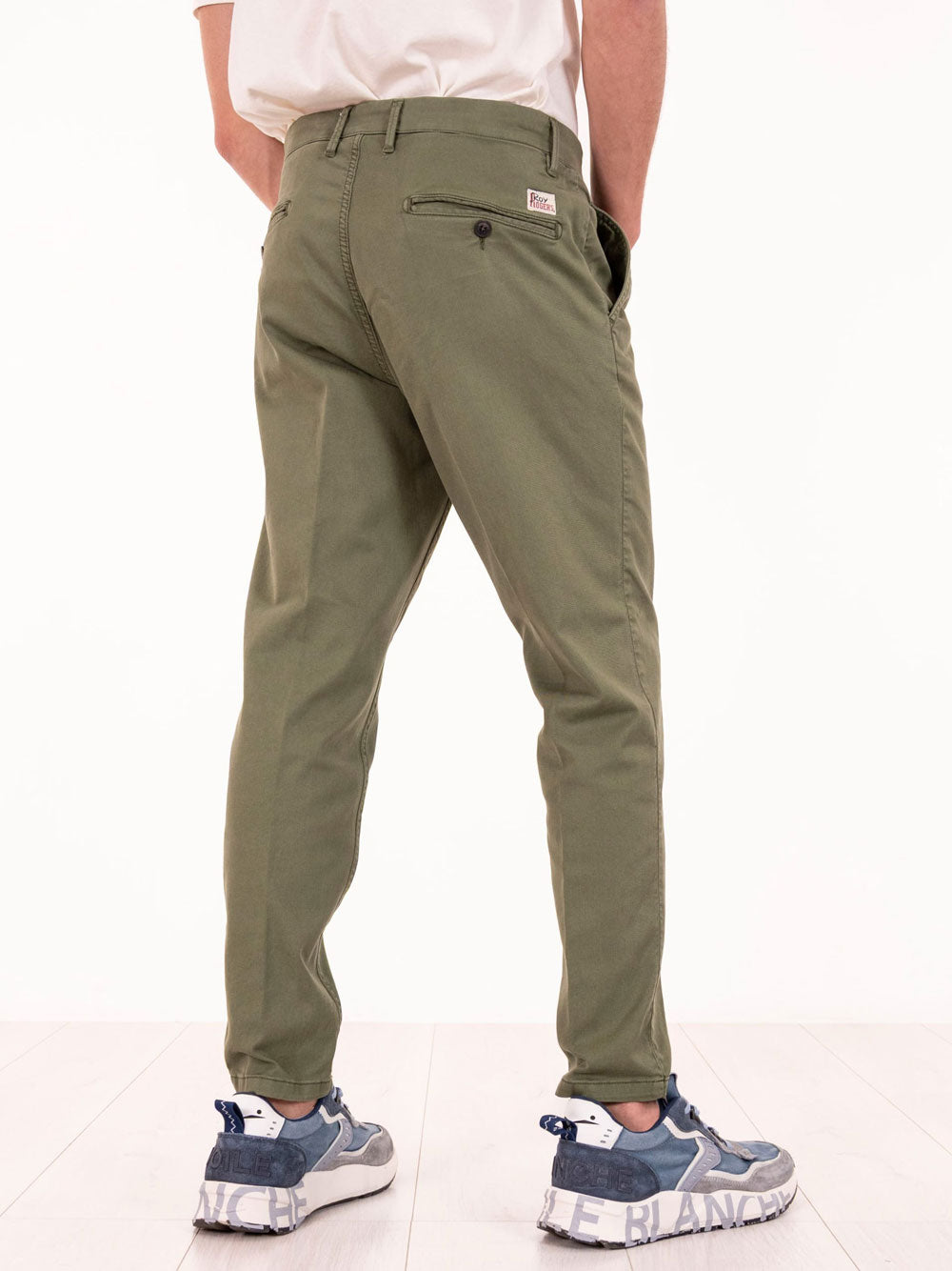 Pantalone Chino Roy Rogers da Uomo - Verde