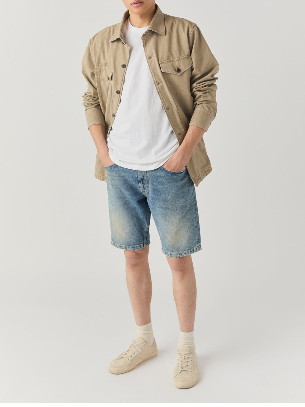 Bermuda Jeans Roy Rogers da Uomo - Denim