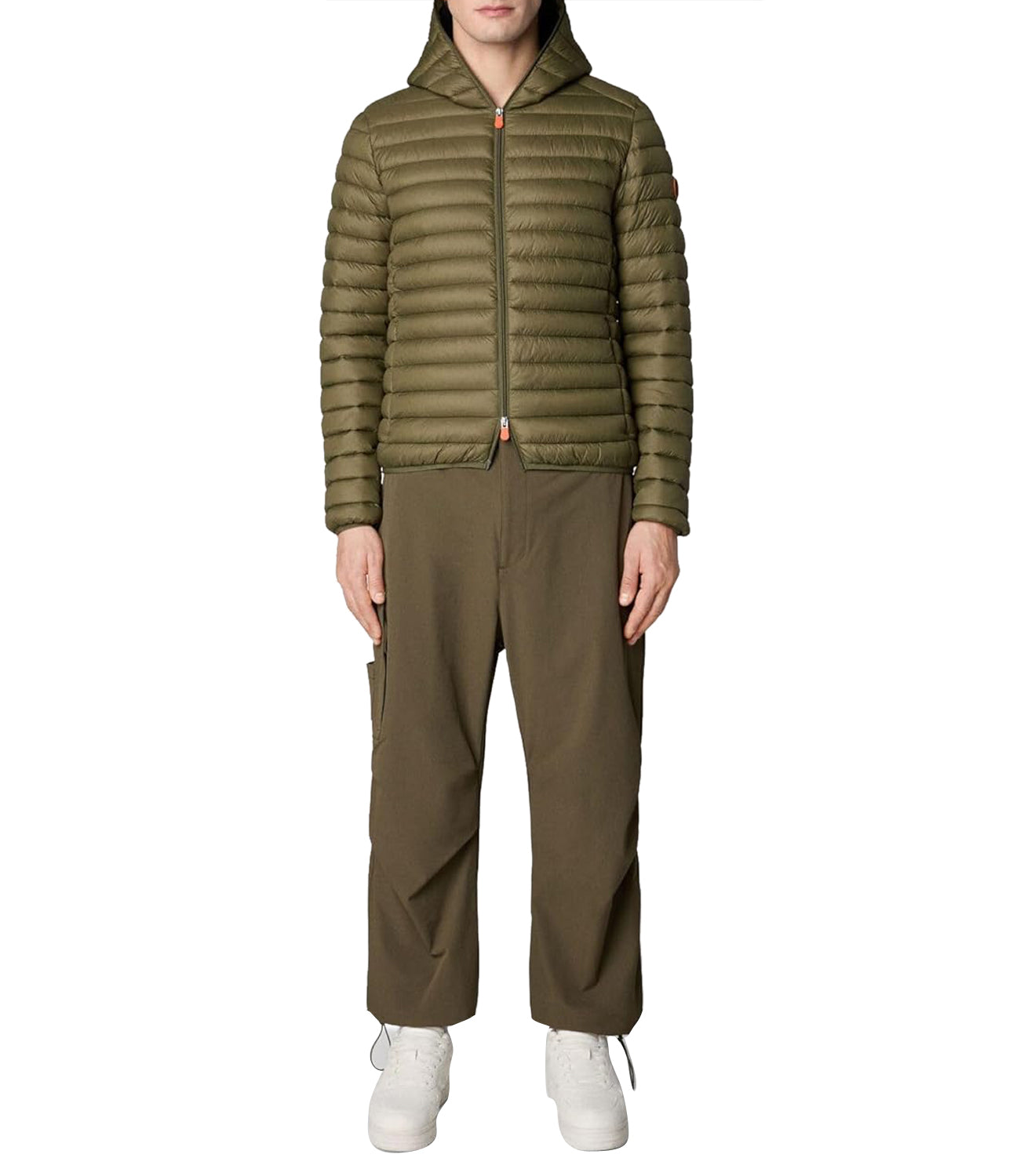 Save The Duck Giubbotto corto Uomo Mod. D30650M DONALD 50012 Olive Verde