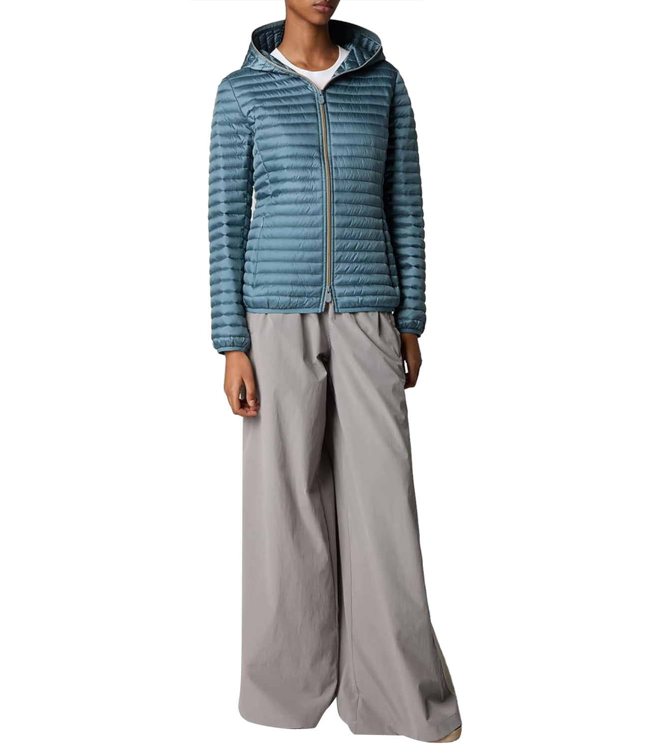 Save The Duck Giubbotto corto Donna Mod. D33620W ALEXA 10039 Grey Grigio