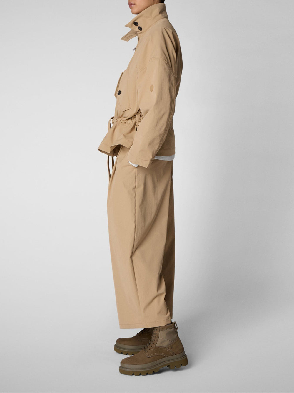 Pantalone Palazzo Save The Duck Eugenia da Donna - Beige