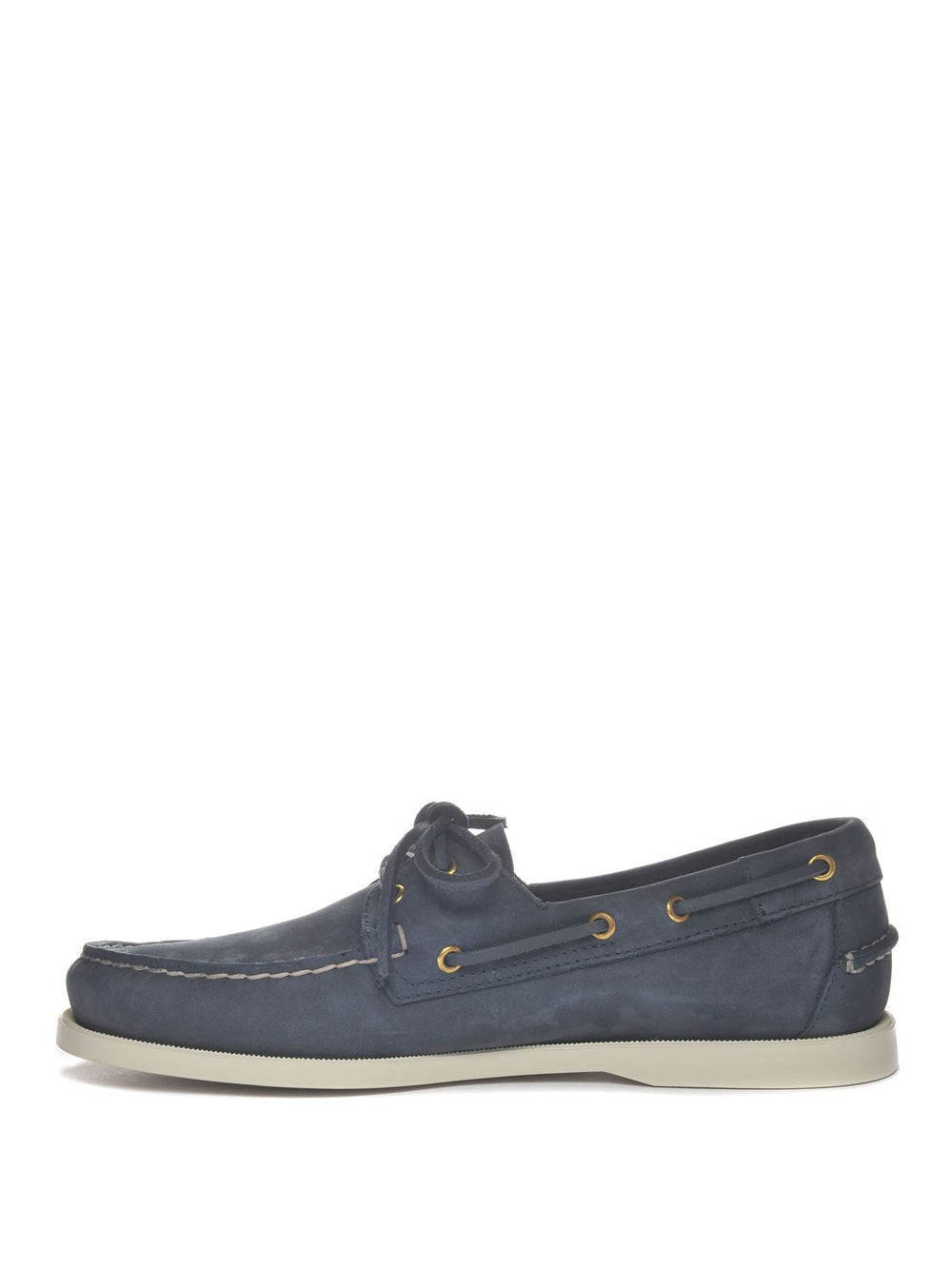Mocassini Sebago Docksides Portland Nubuck da Uomo - Blu
