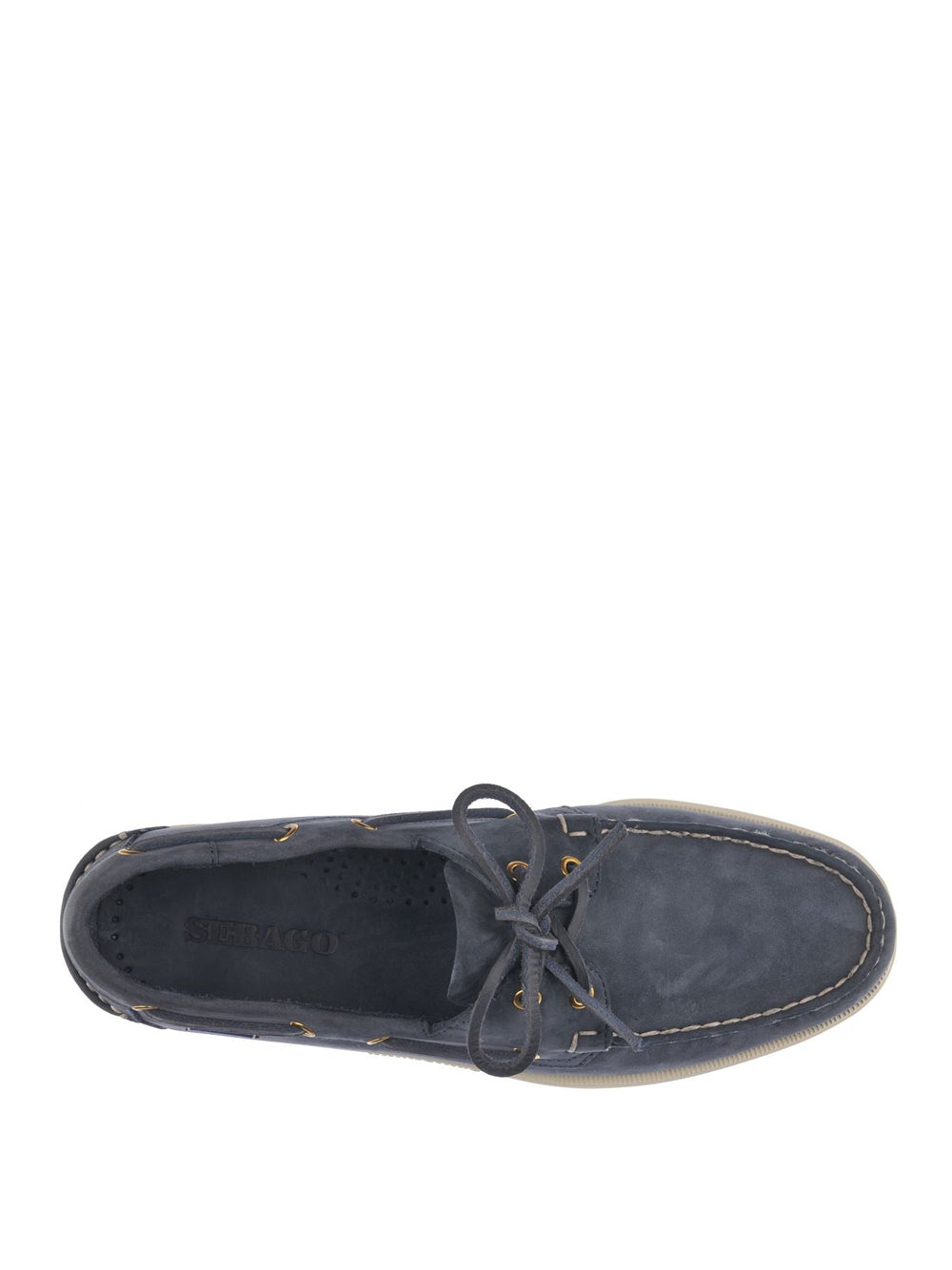 Mocassini Sebago Docksides Portland Nubuck da Uomo - Blu