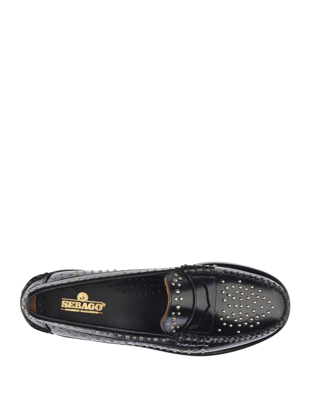 Mocassini Sebago Dan Studs da Donna - Nero