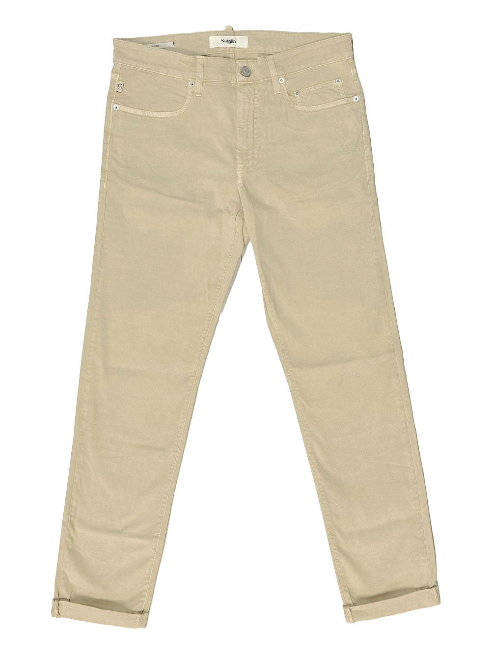 Jeans Slim Siviglia da Uomo - Beige