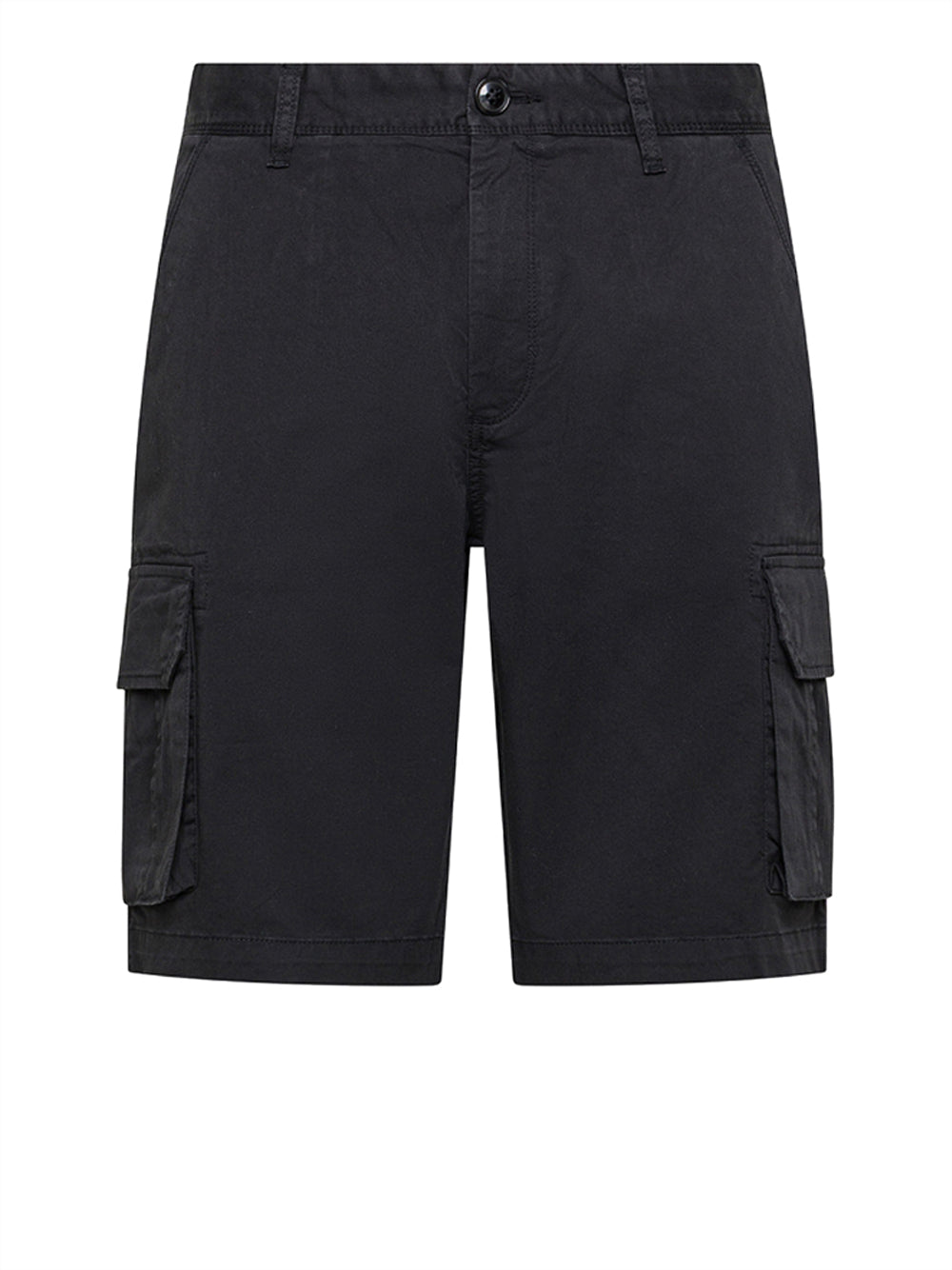 Bermuda Casual Sun68 Cargo Pocket da Uomo - Nero