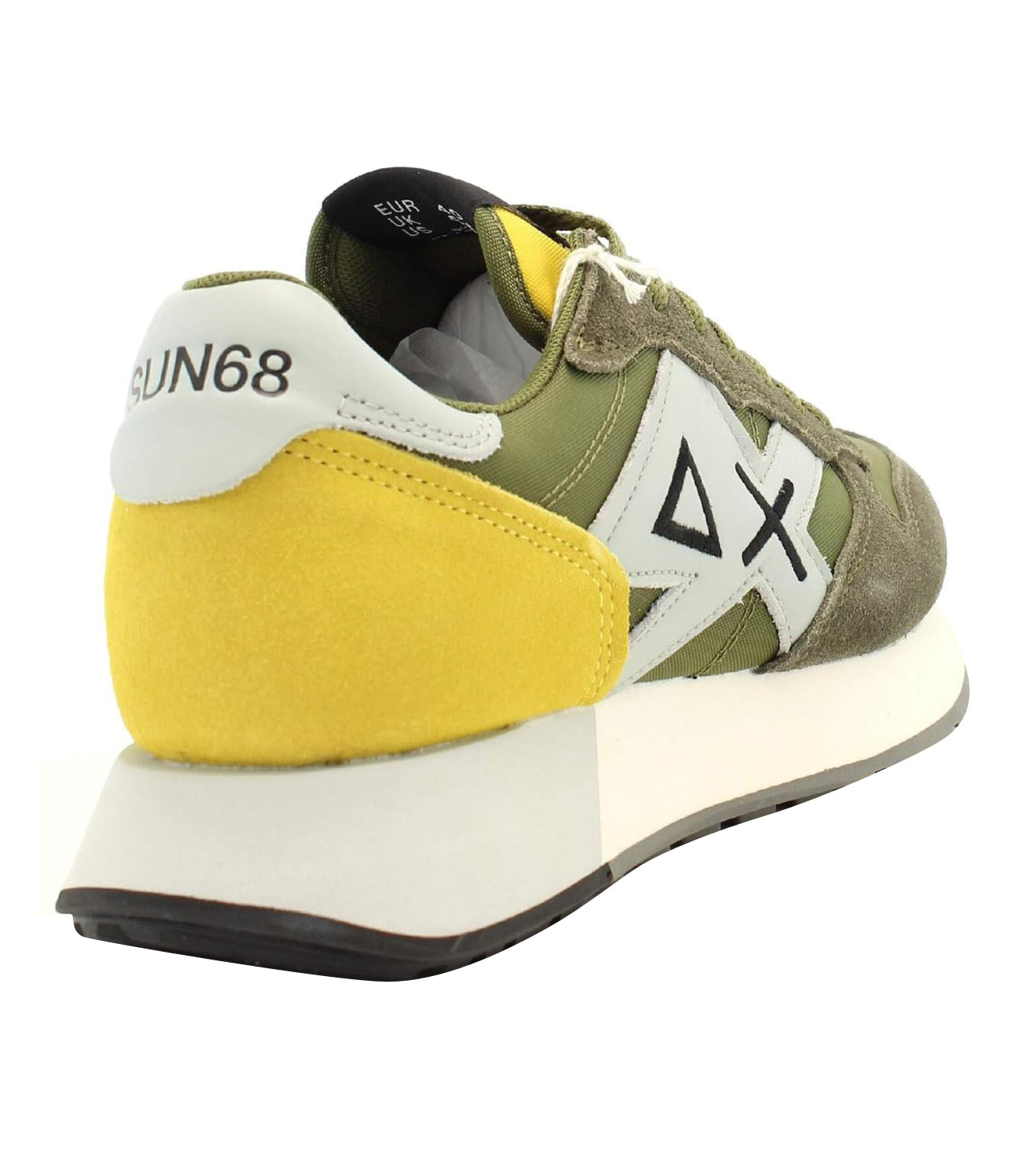 Sun68 Sneakers Uomo Mod. Z35111 JAKI 2.0 SOLID 19 Militare Verde