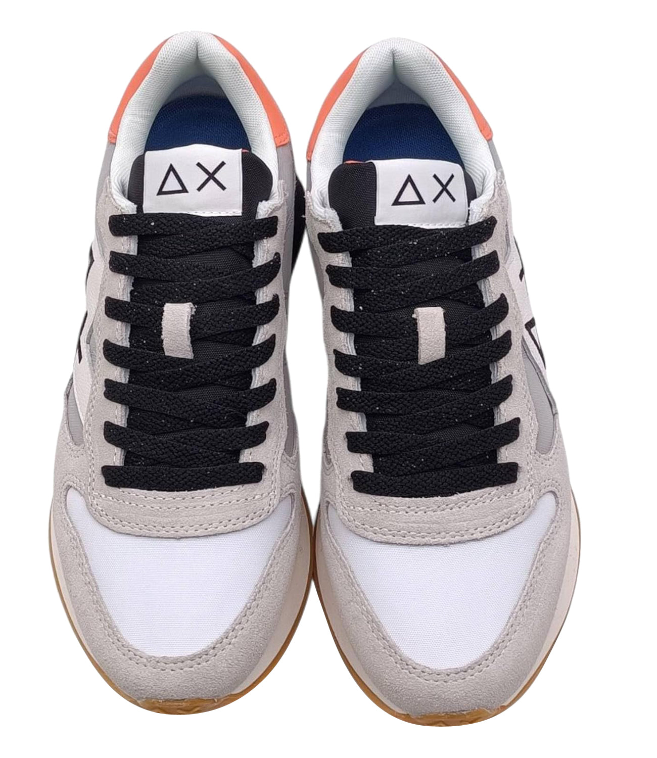 Sun68 Sneakers Uomo Mod. Z35112 JAKI 2.0 BICOLOR 106 Bianco / Grigio Chiaro