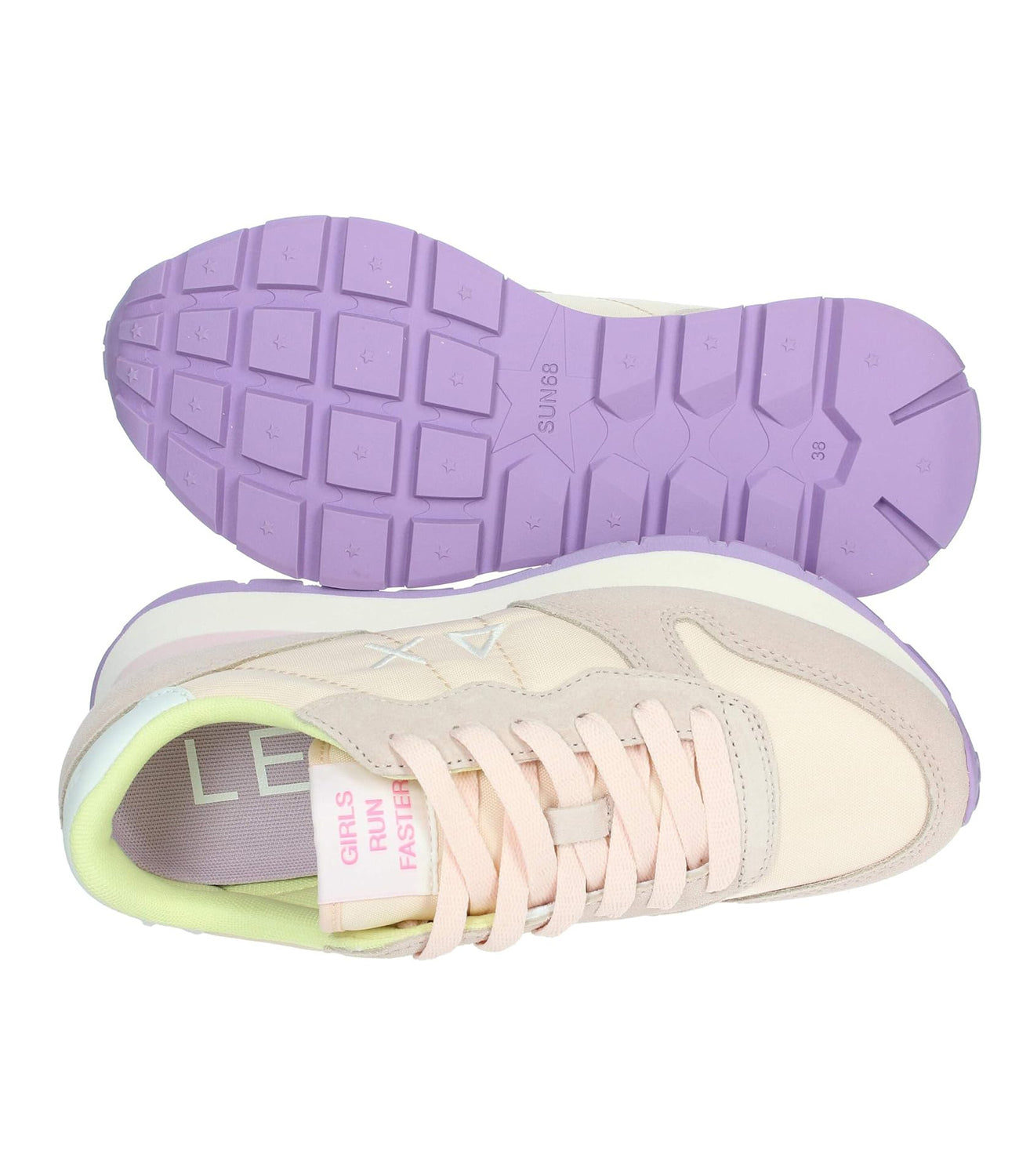 Sun68 Sneakers Donna Mod. Z35201 ALLY SOLID NYLON 39 Porcellana