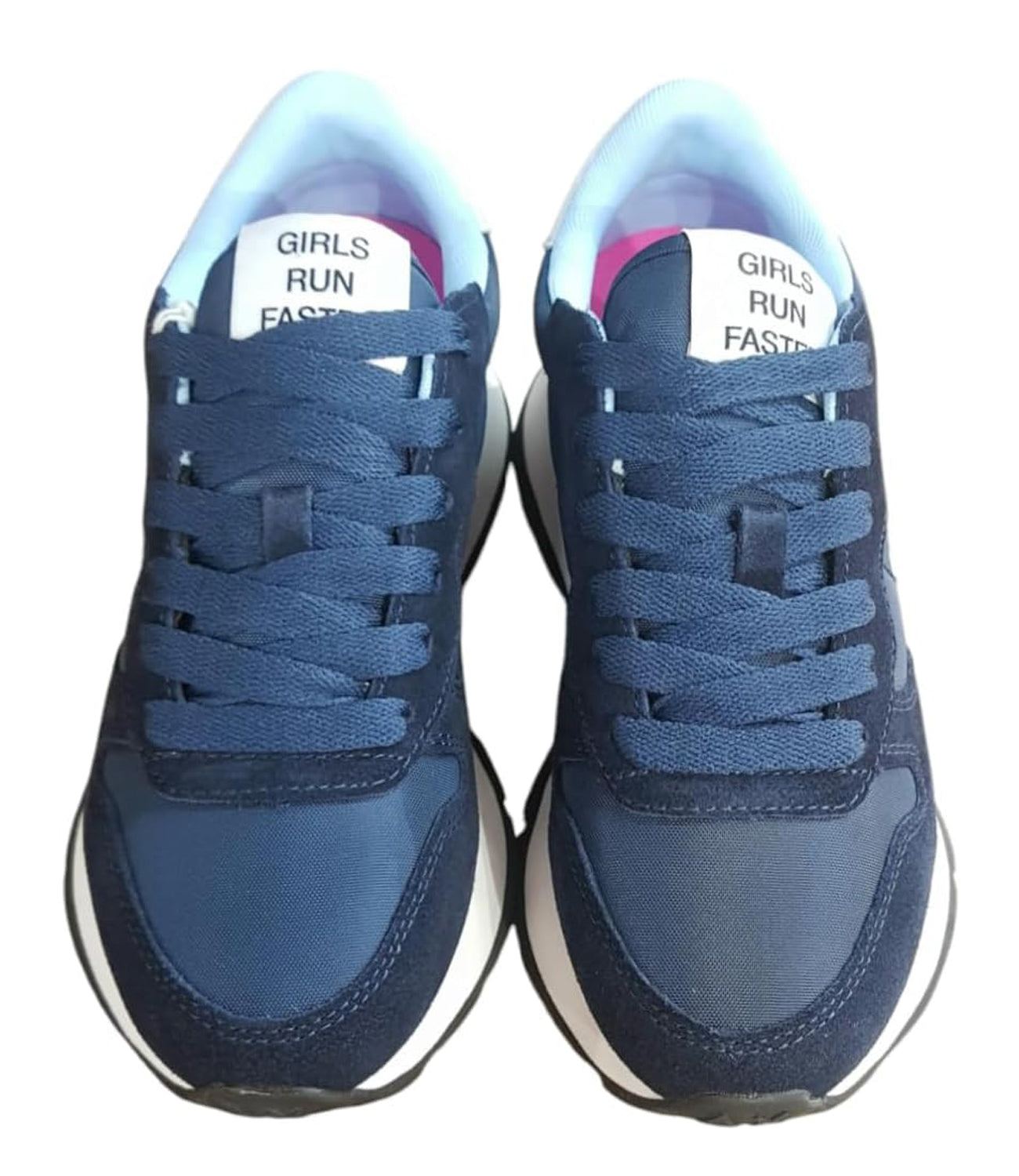 Sun68 Sneakers Donna Mod. Z35201 ALLY SOLID NYLON 7 Navy Blue