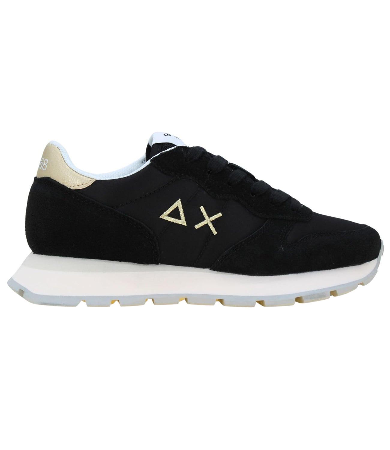 Sun68 Sneakers Donna Mod. Z35202 ALLY GOLD SILVER 11 Nero