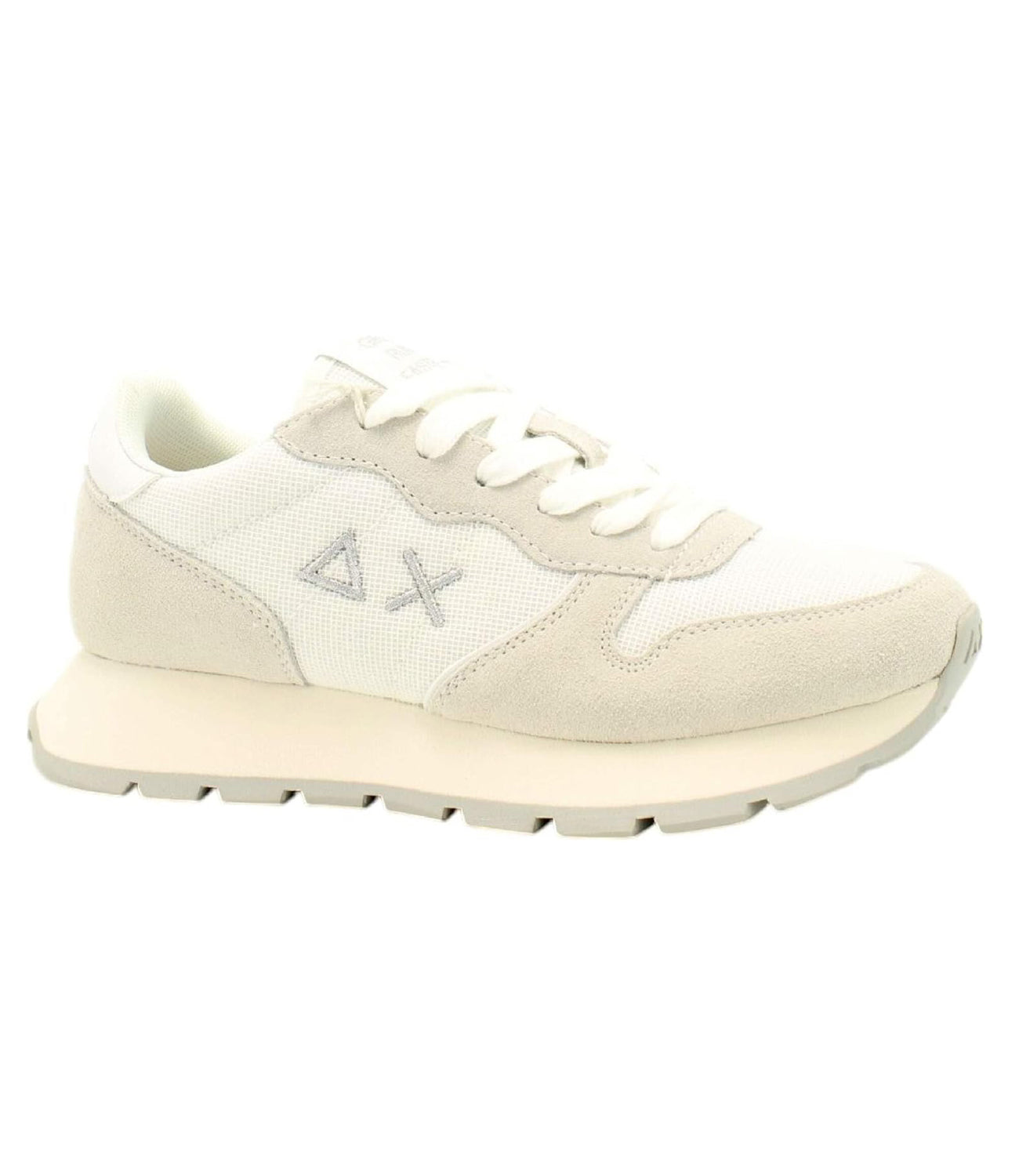 Sun68 Sneakers Donna Mod. Z35203 ALLY GLITTER TEXTILE 1 Bianco