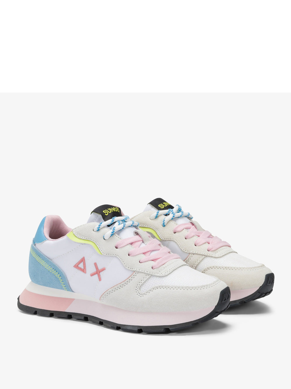 Sneakers Sun68 Ally Color Explosion da Donna - Bianco