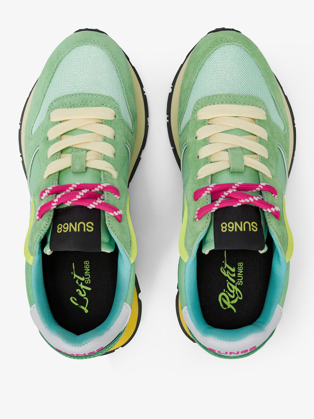 Sneakers Sun68 Ally Color Explosion da Donna - Verde