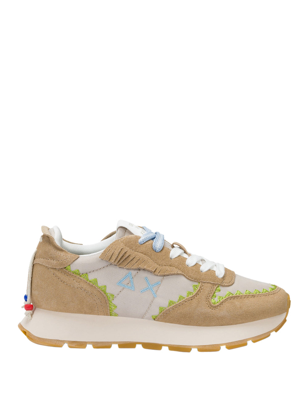 Sneakers Sun68 Ally Ethnic da Donna - Beige