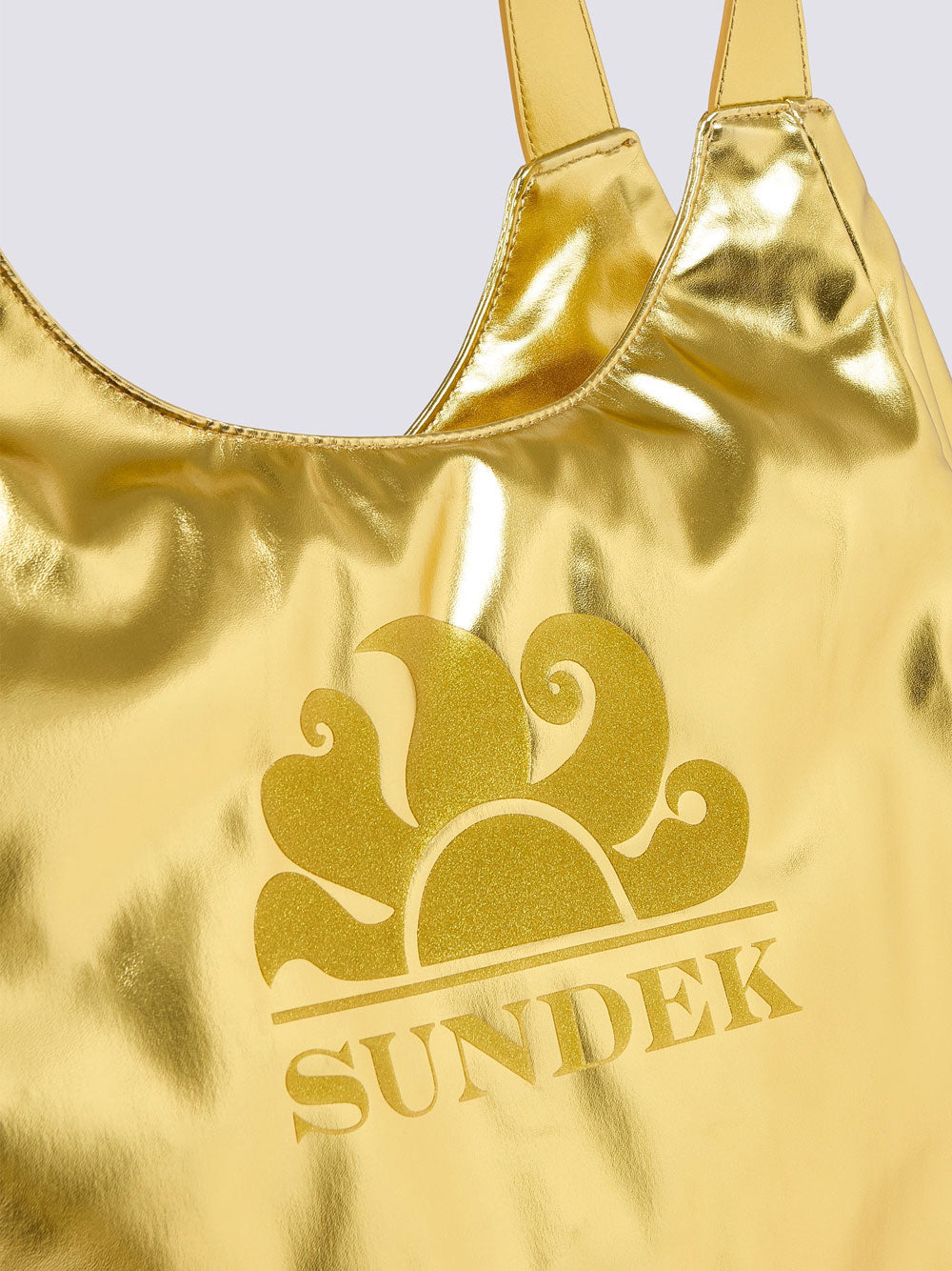 Borsa Mare Sundek Laminated Chel da Donna - Oro