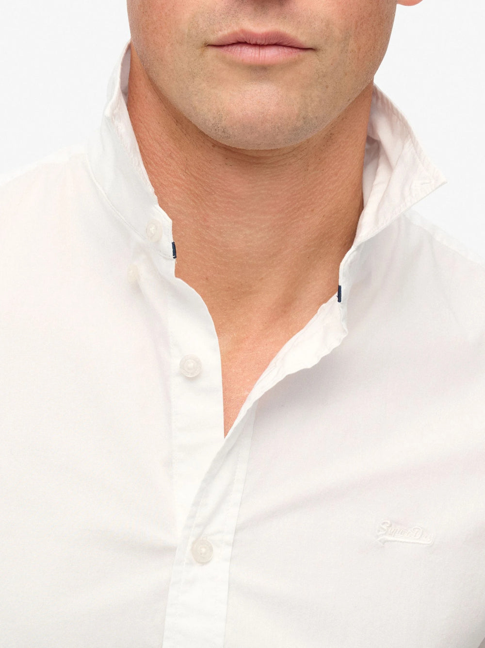 Camicia Casual Superdry da Uomo - Bianco