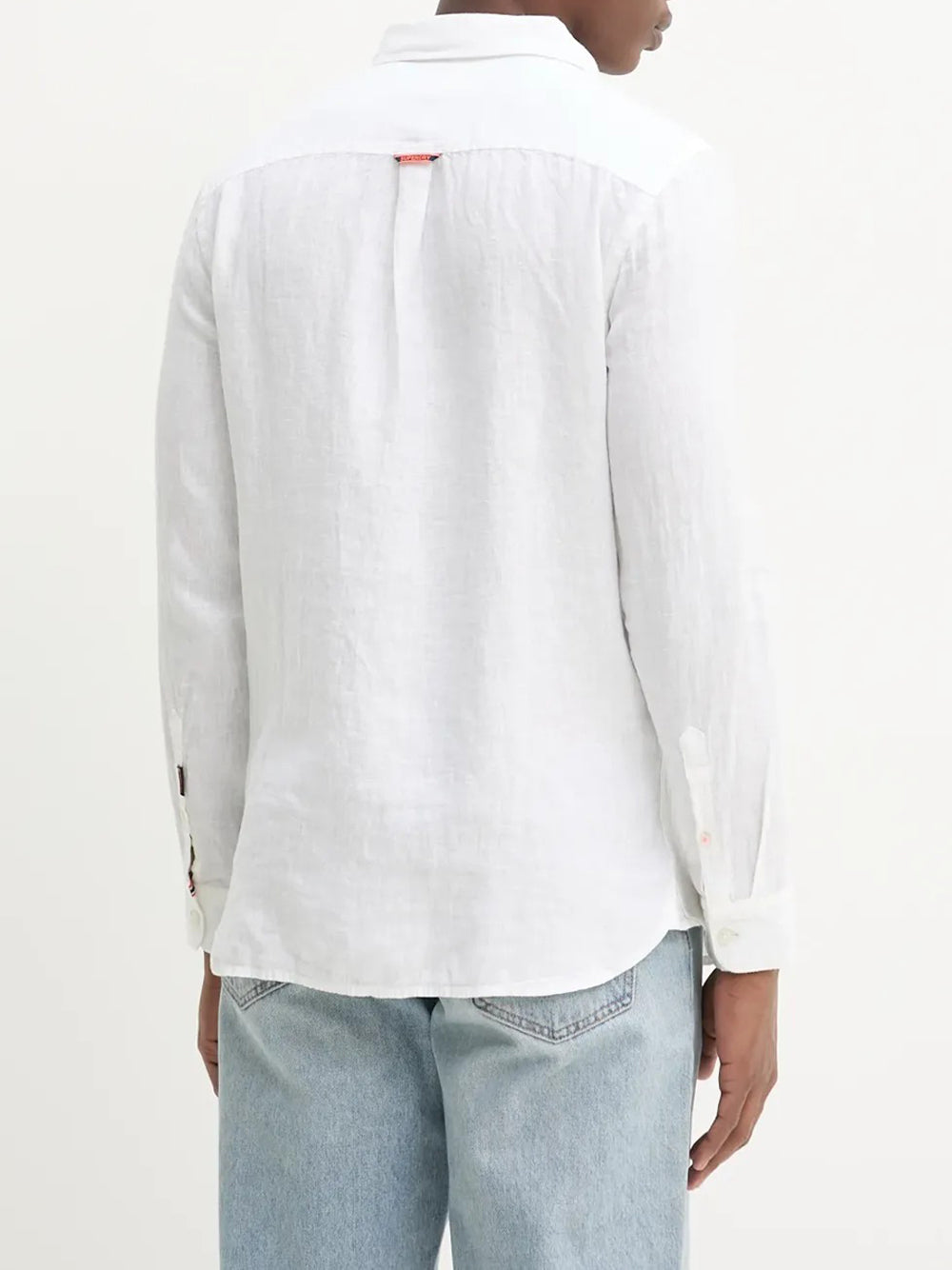 Camicia Casual Superdry da Uomo - Bianco