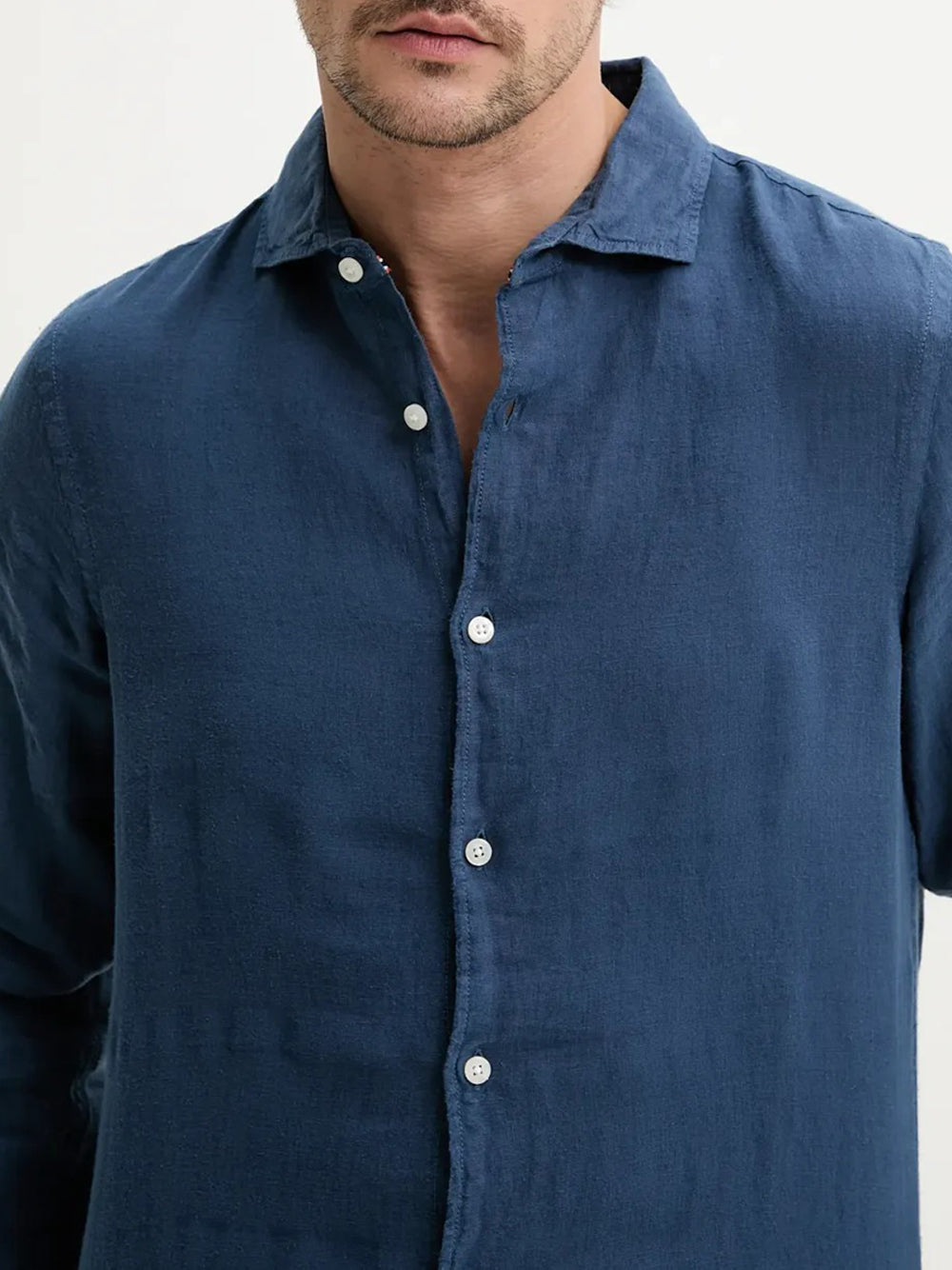 Camicia Casual Superdry da Uomo - Blu
