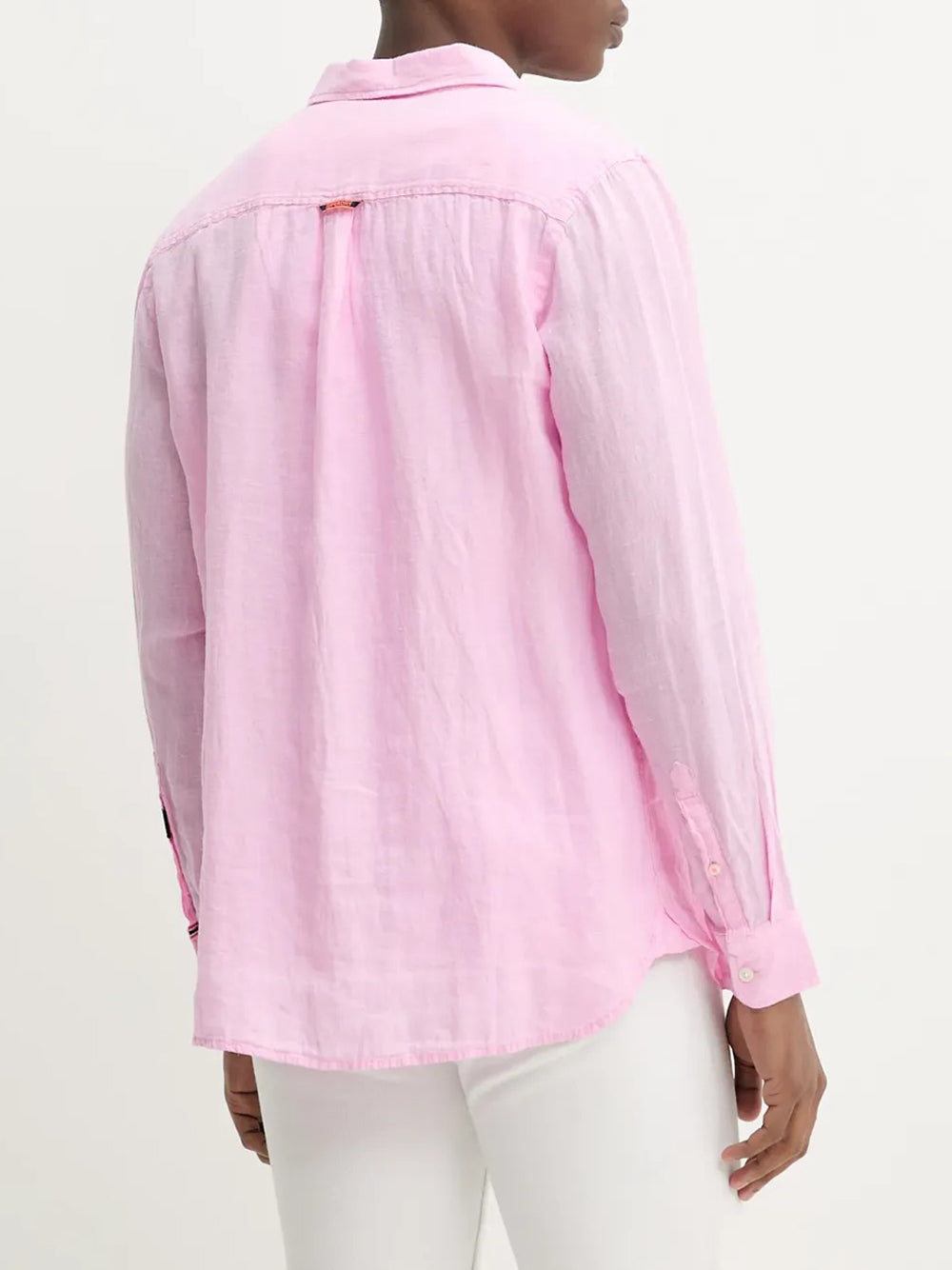 Camicia Casual Superdry da Uomo - Rosa