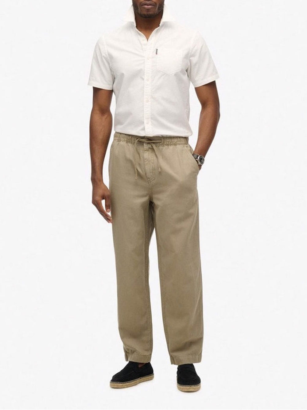 Pantalone Chino Superdry da Uomo - Verde