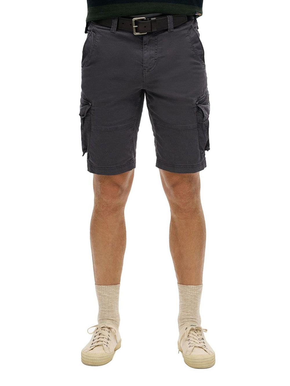 Bermuda Casual Superdry da Uomo - Nero