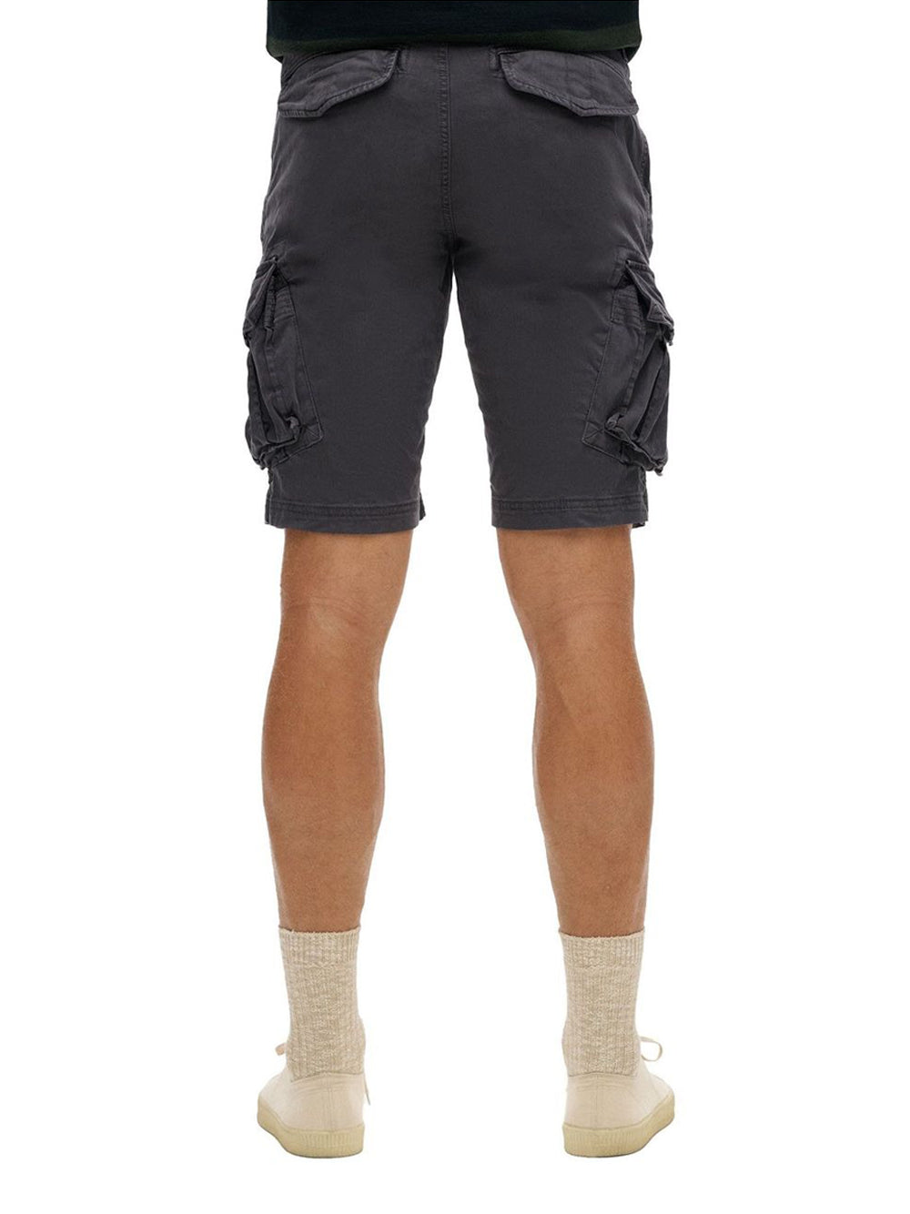 Bermuda Casual Superdry da Uomo - Nero