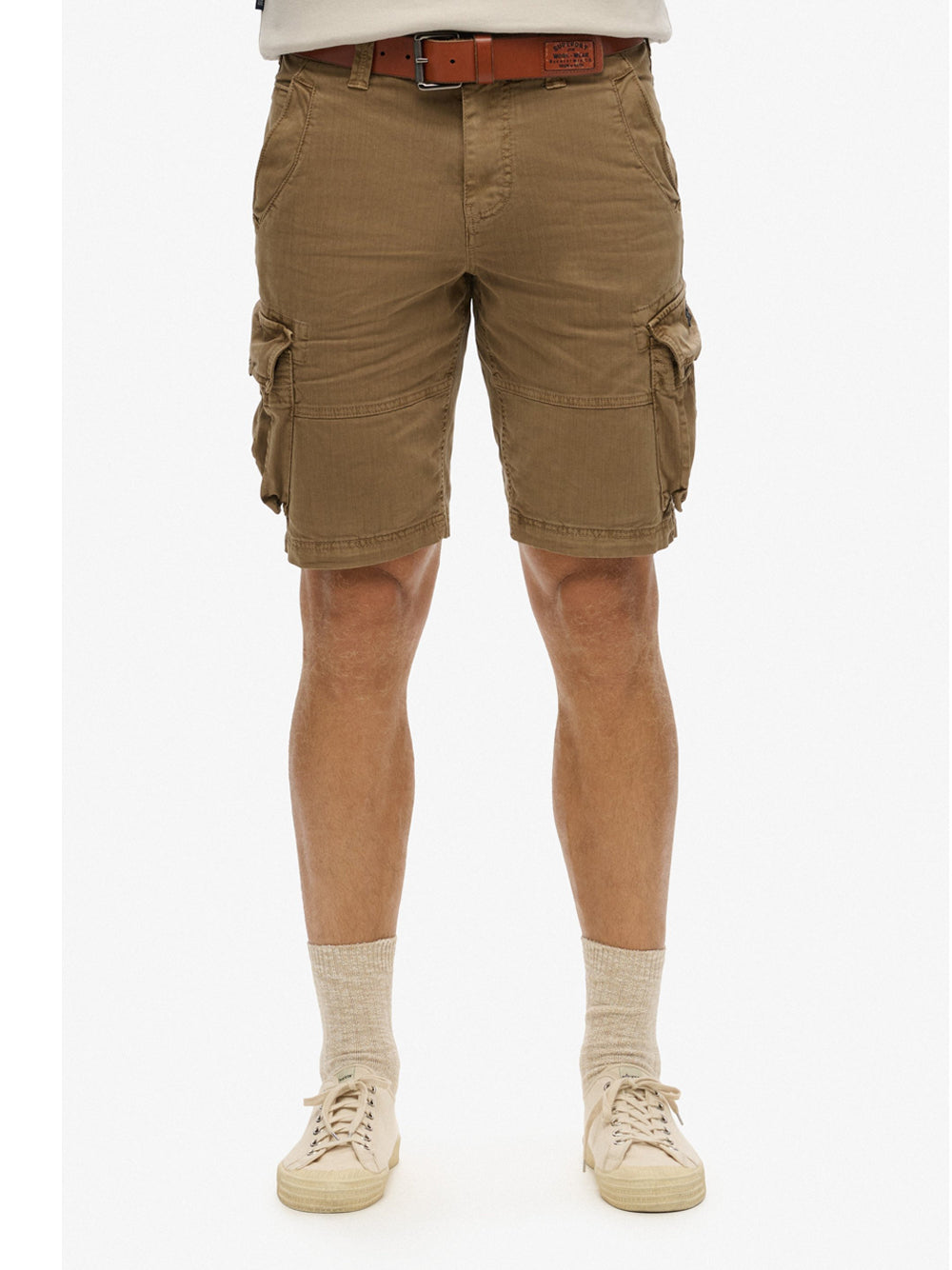 Bermuda Casual Superdry da Uomo - Marrone