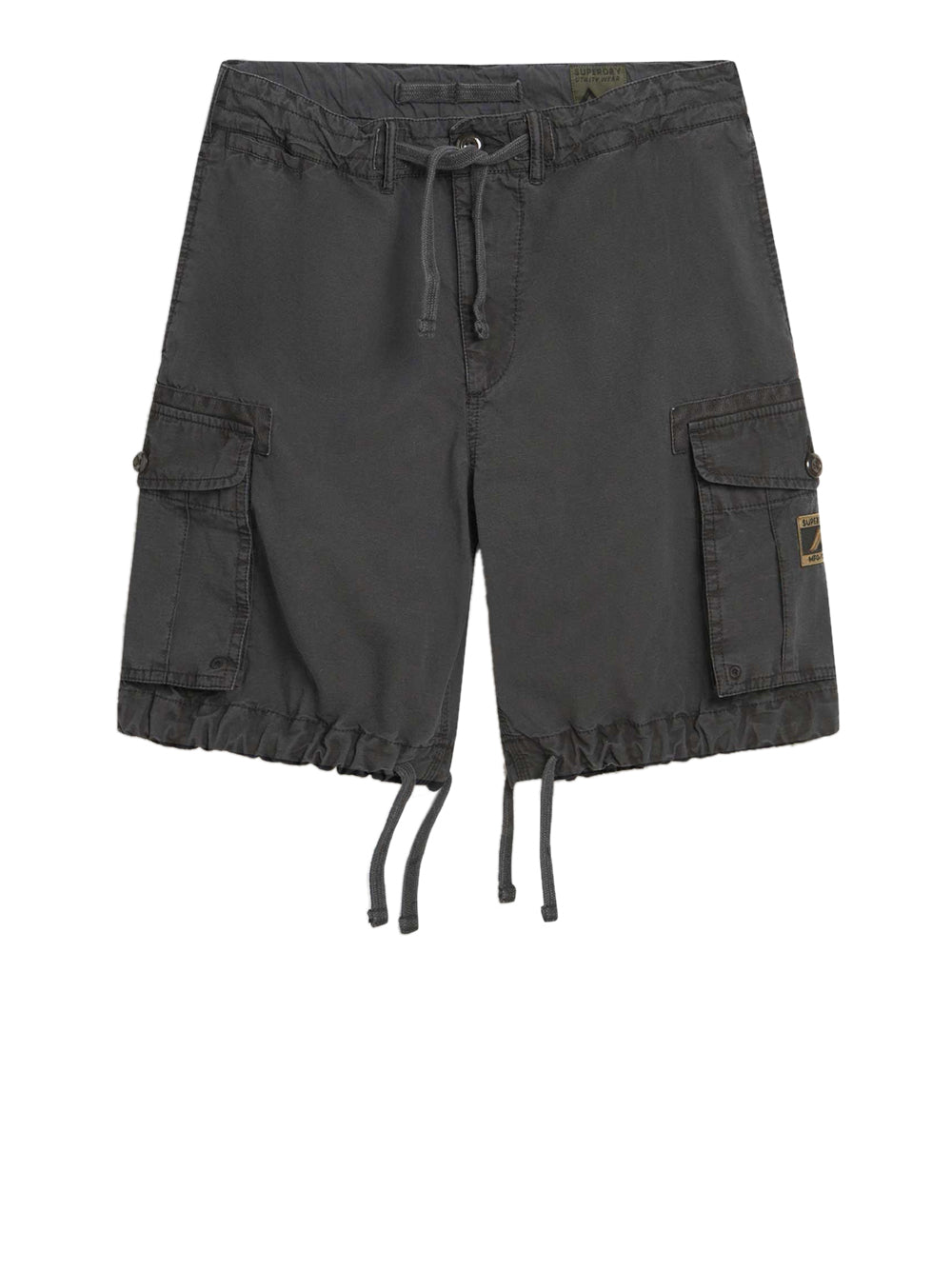 Bermuda Casual Superdry da Uomo - Nero