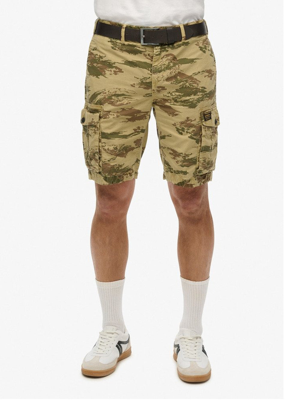 Bermuda Casual Superdry da Uomo - Beige