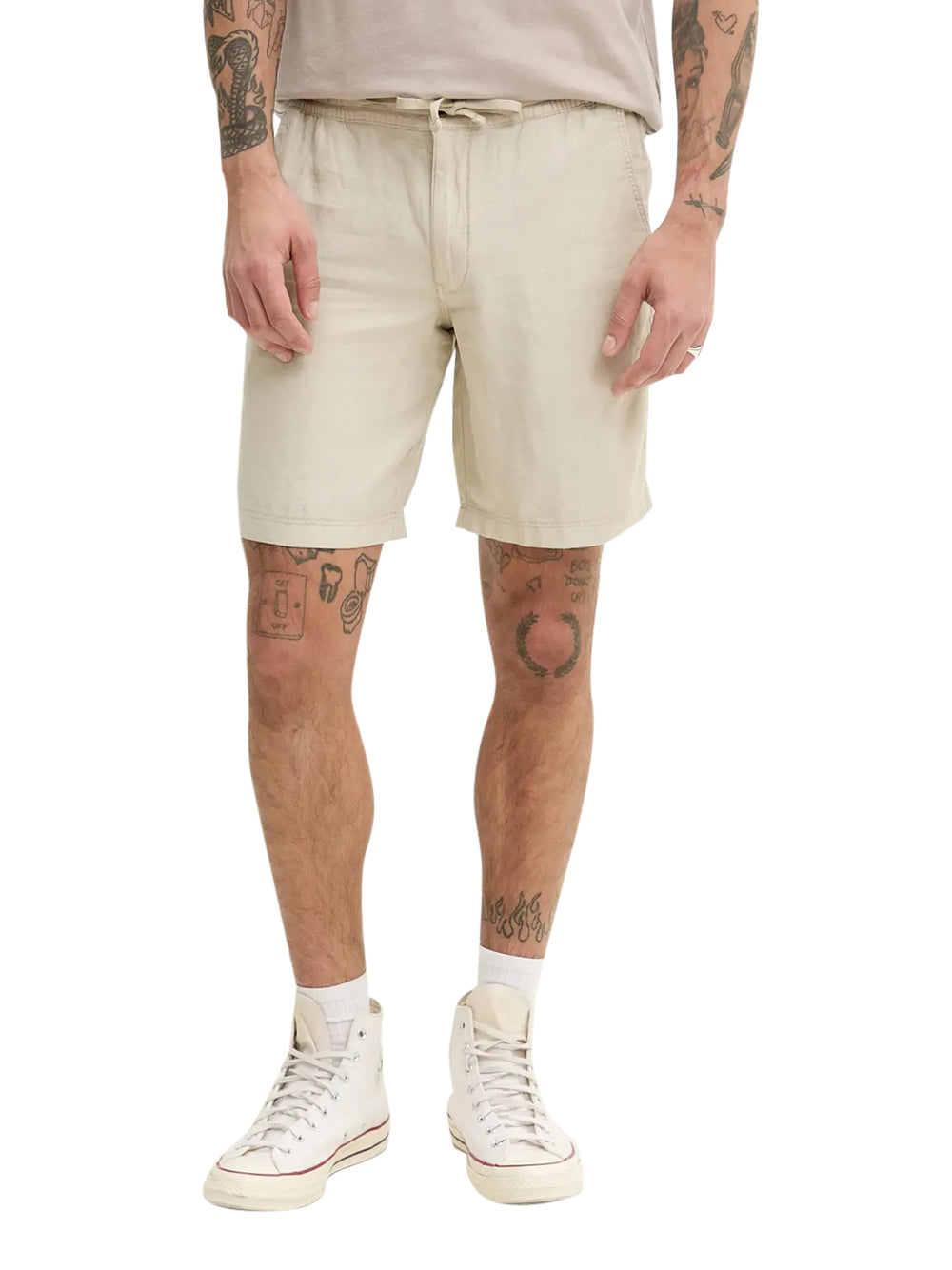 Bermuda Casual Superdry da Uomo - Beige