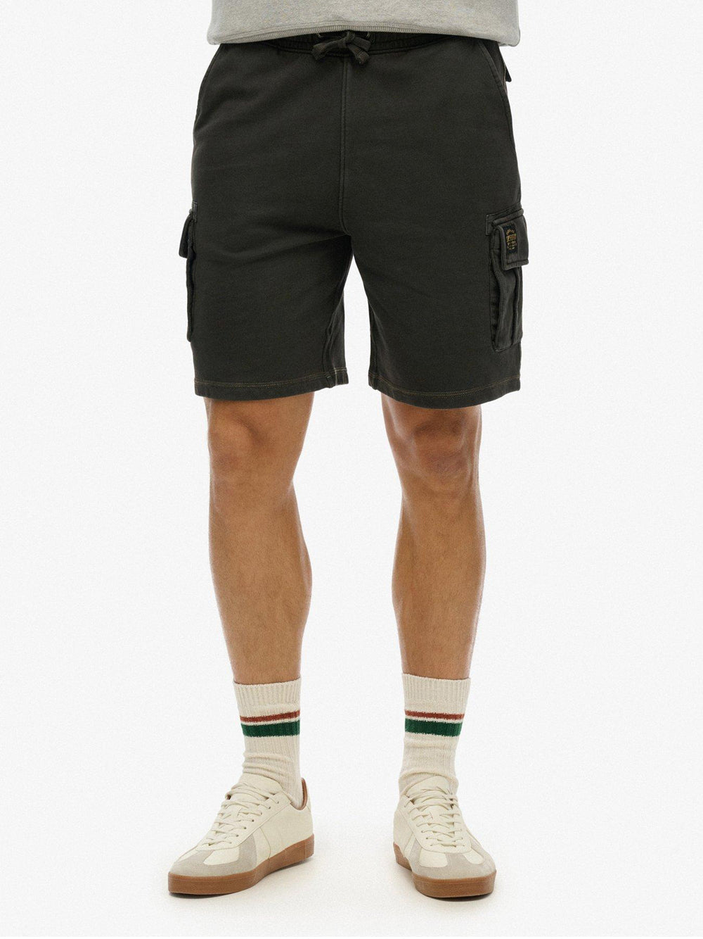 Bermuda Casual Superdry da Uomo - Nero
