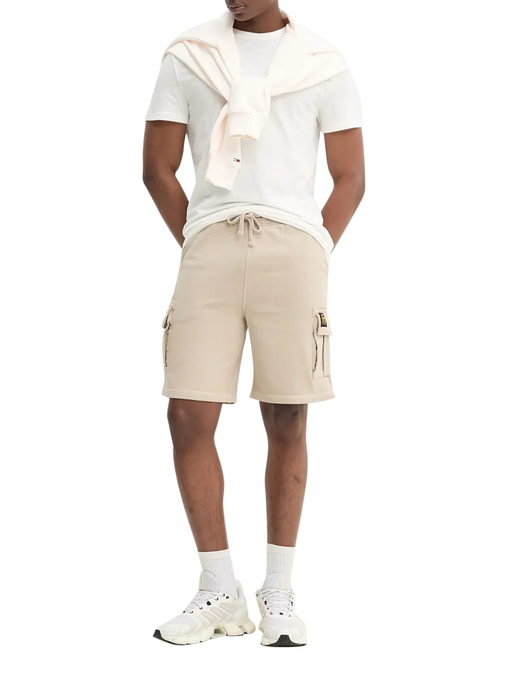 Bermuda Casual Superdry da Uomo - Beige