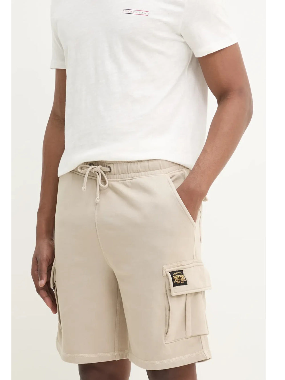 Bermuda Casual Superdry da Uomo - Beige