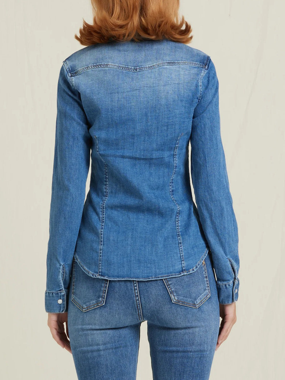 Camicia Jeans Take Two Western da Donna - Denim