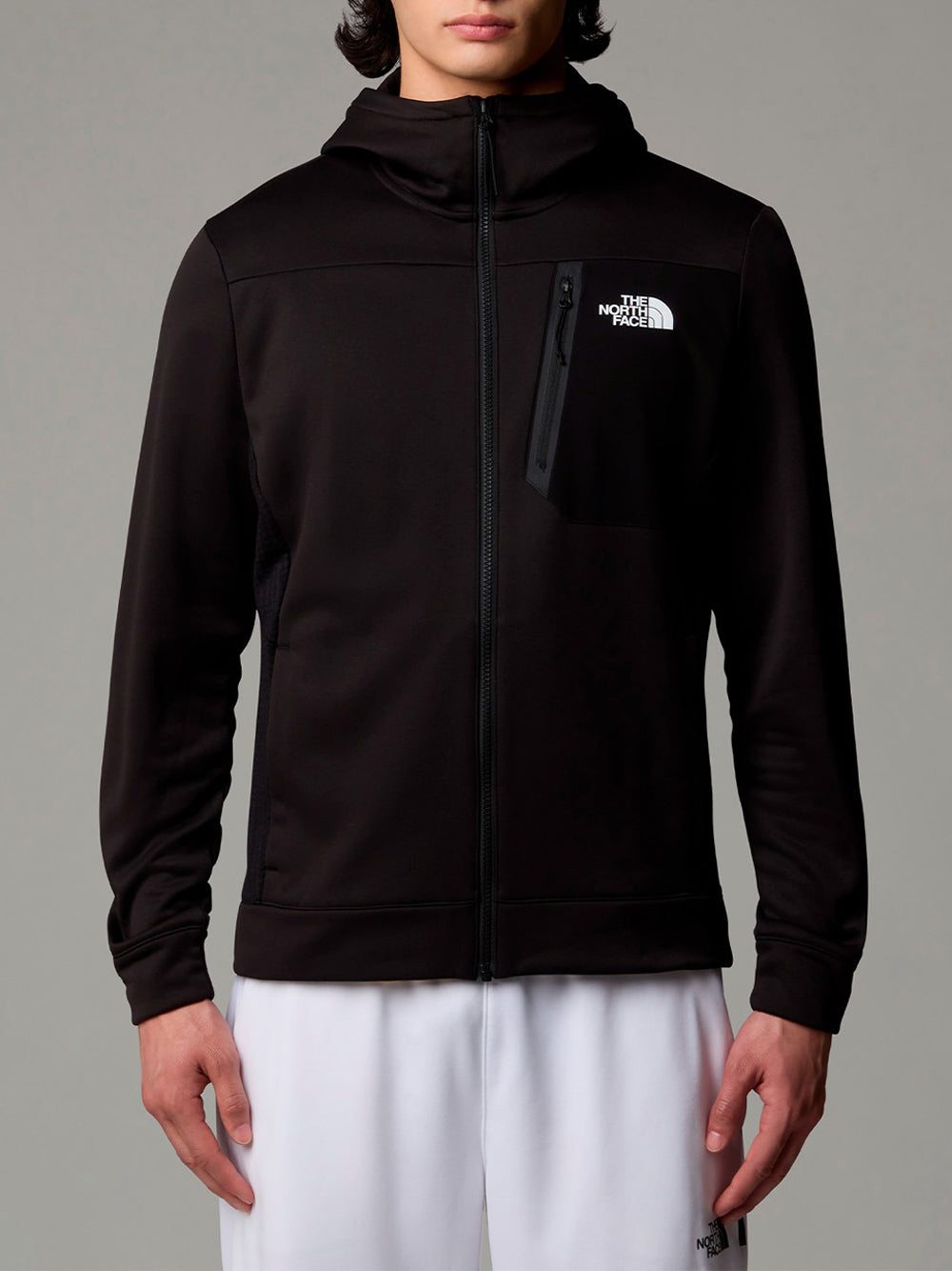 Felpa Zip The North Face Ma Fz Fleece da Uomo - Nero