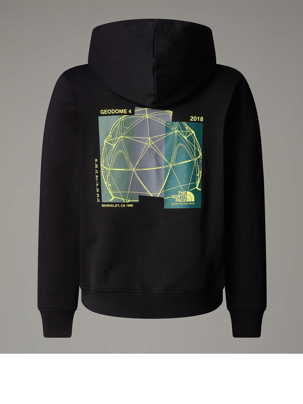 Felpa Cappuccio The North Face Graphic Relaxed Hoodie da Uomo - Nero