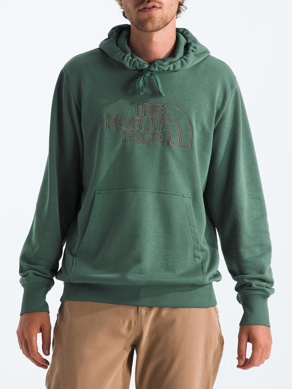 Felpa Cappuccio The North Face Drew Peak Light Hoodie da Uomo - Verde