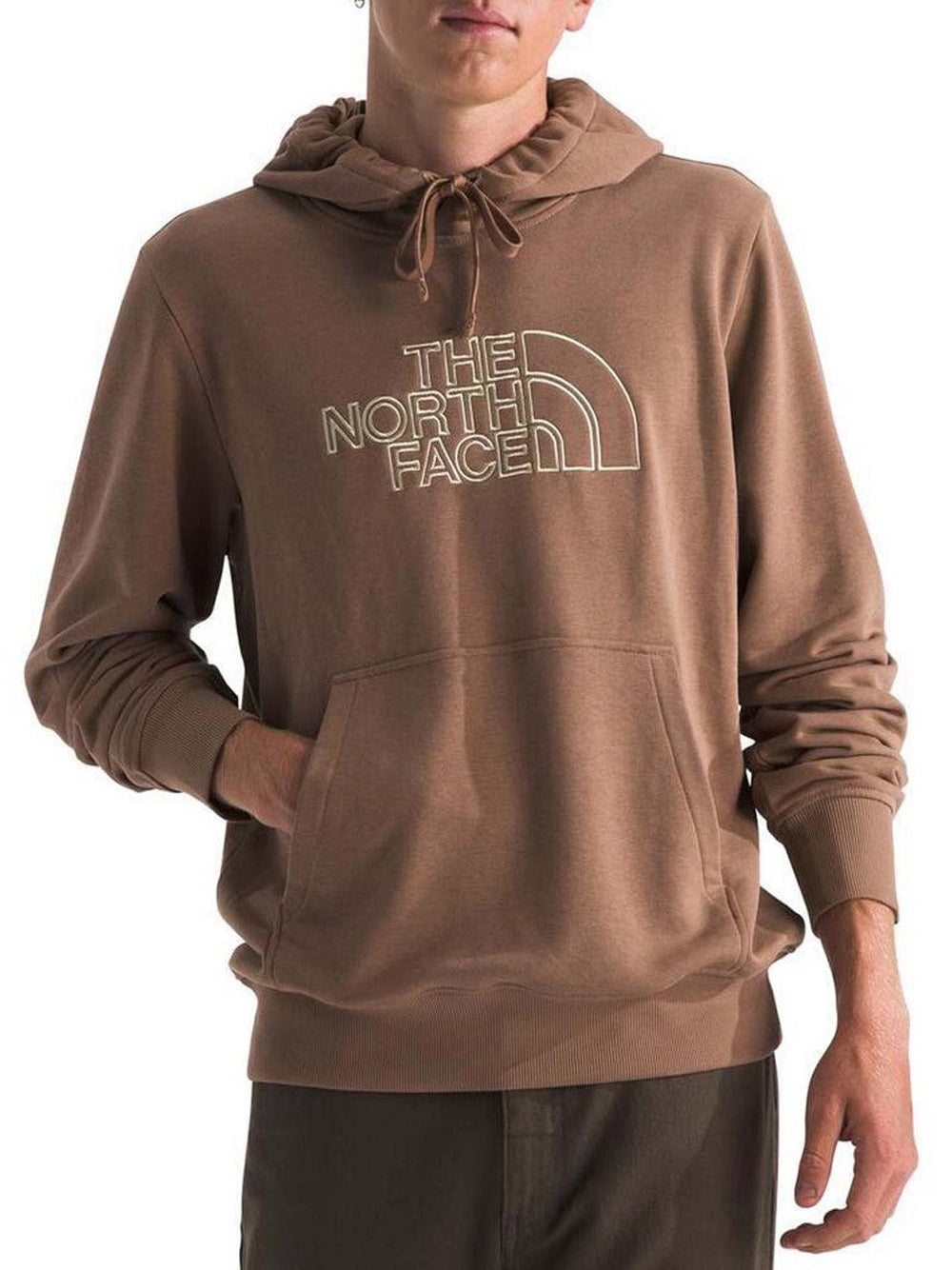 Felpa Cappuccio The North Face Drew Peak da Uomo - Marrone