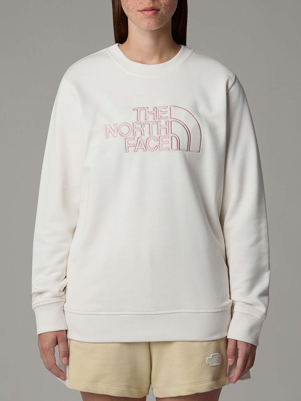 Felpa The North Face W Drew Peak Light da Donna - Bianco