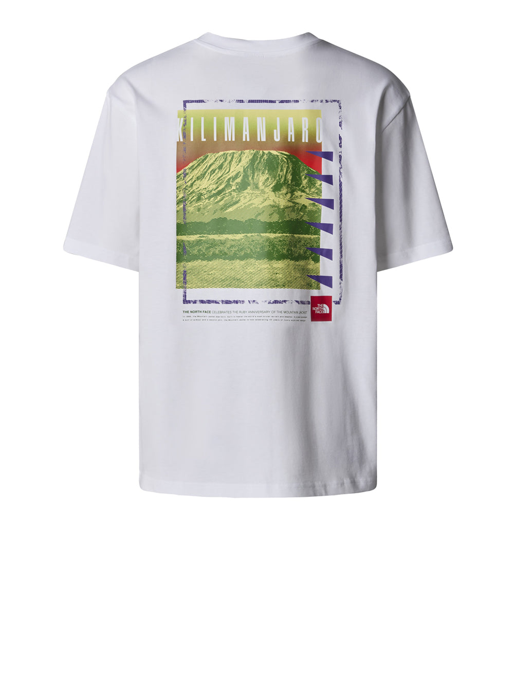 T-shirt The North Face Axys Oversized da Uomo - Bianco