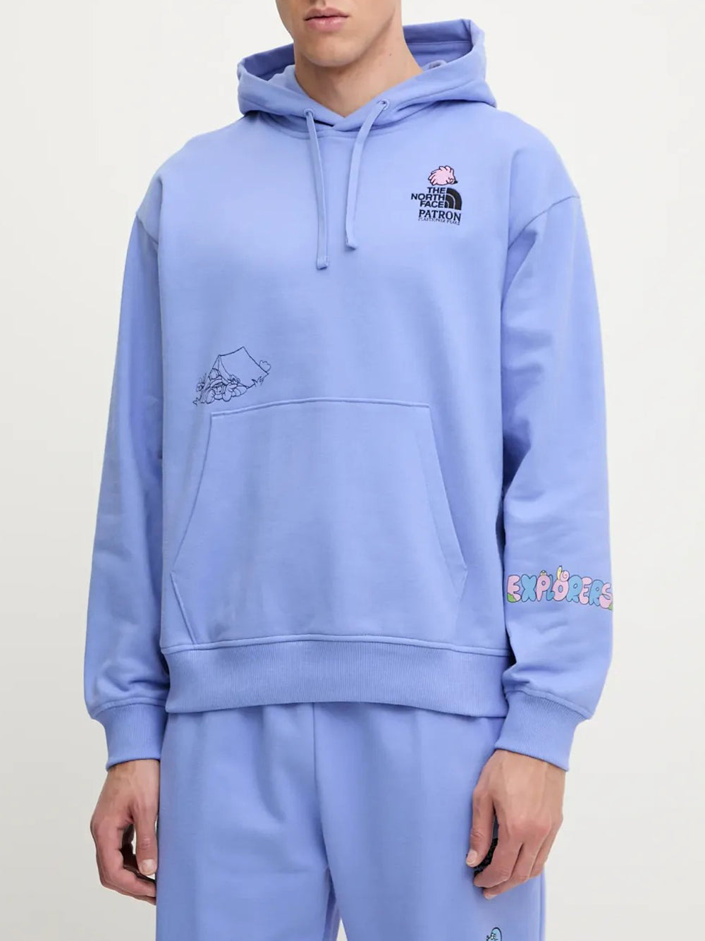 Felpa Cappuccio The North Face da Uomo - Blu