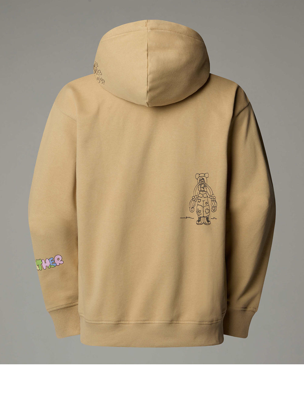 Felpa Cappuccio The North Face da Uomo - Beige