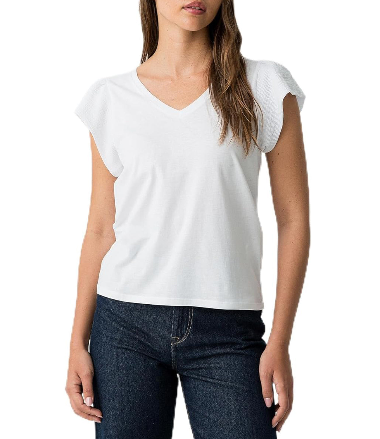 TIFFOSI T-shirt Donna Mod. 10059222 KIRA_17 110 White Bianco