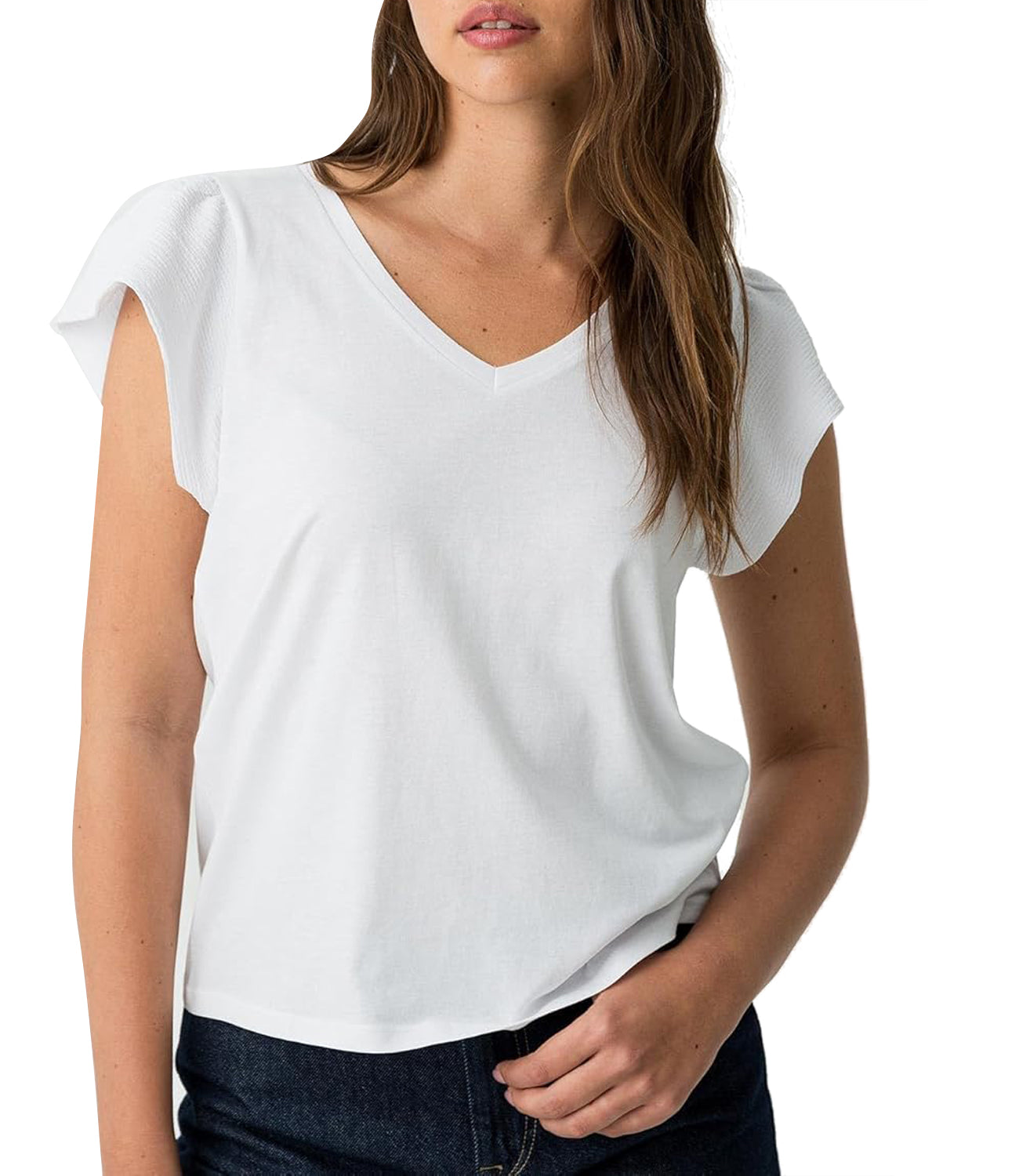 TIFFOSI T-shirt Donna Mod. 10059222 KIRA_17 110 White Bianco