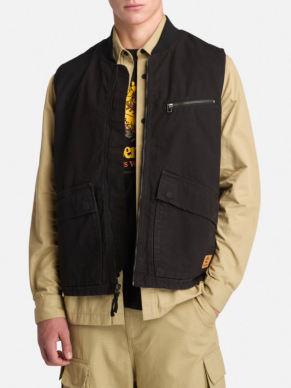 Smanicato Timberland da Uomo - Nero