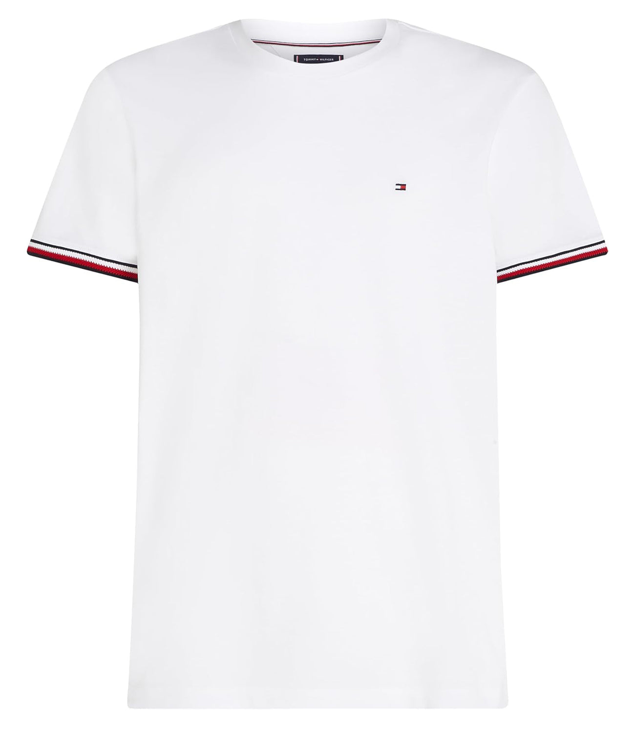 Tommy Hilfiger T-shirt Uomo Mod. MW0MW038630 YBR Bianco