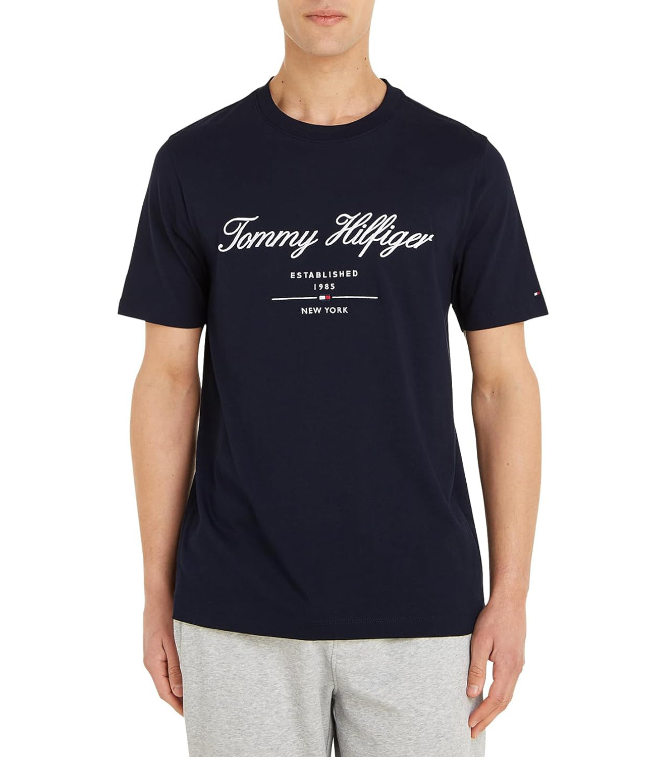 Tommy Hilfiger T-shirt Uomo Mod. MW0MW33691 DW5 Blu