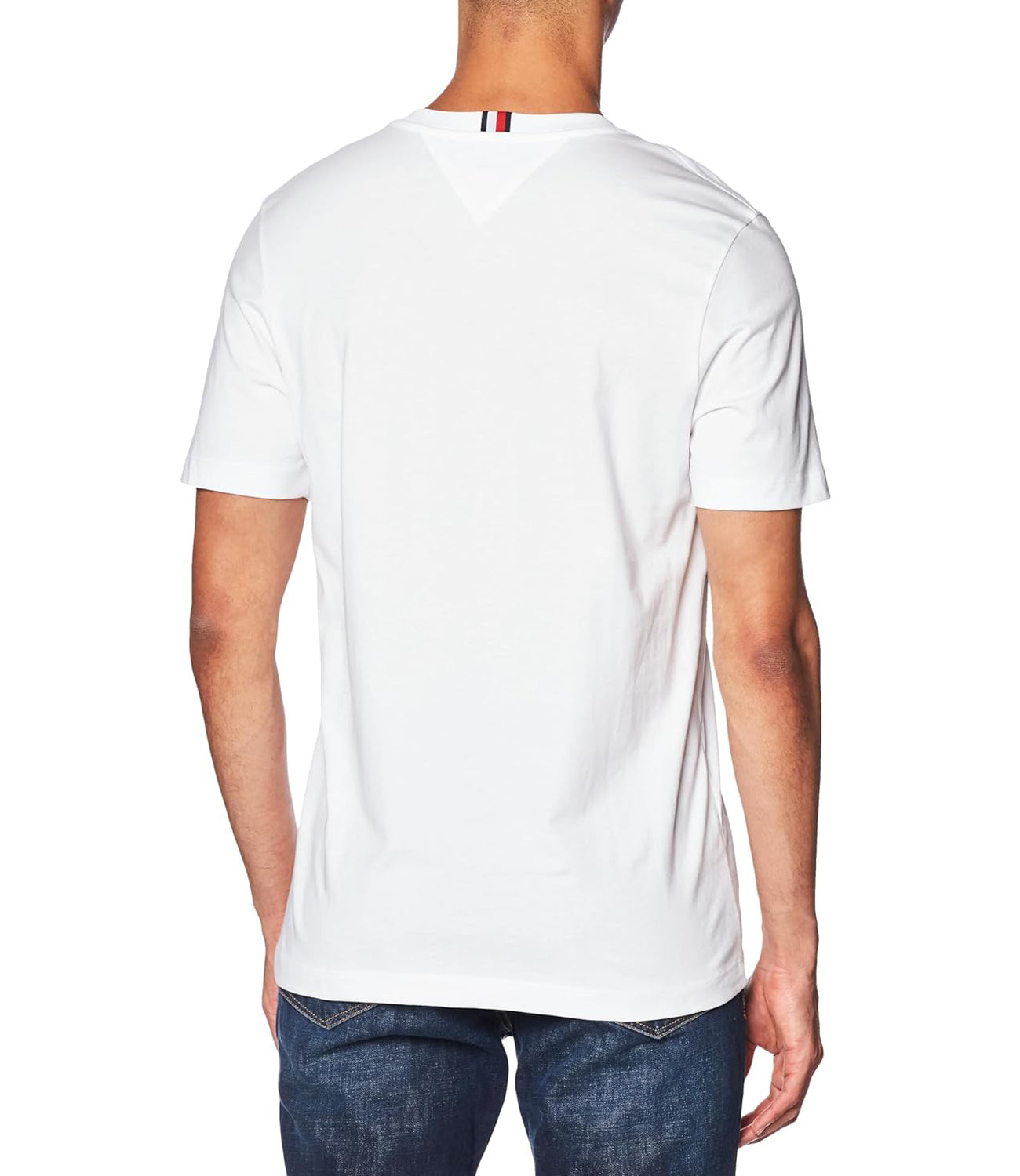 Tommy Hilfiger T-shirt Uomo Mod. MW0MW33691 YBR White Bianco
