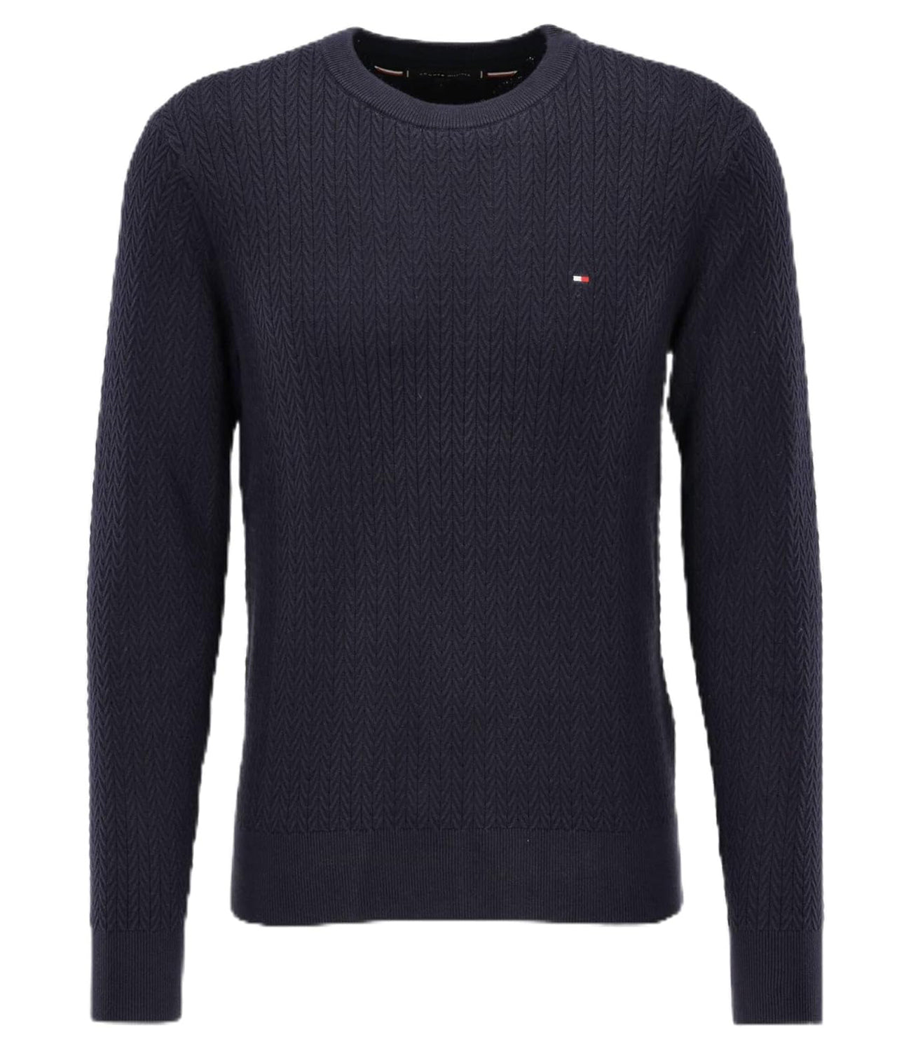 Tommy Hilfiger Maglione Girocollo Uomo Mod. MW0MW37400 DW5 Blu